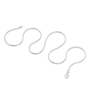 Sterling Silver .8mm Snake Chain by Peapod Jewelry