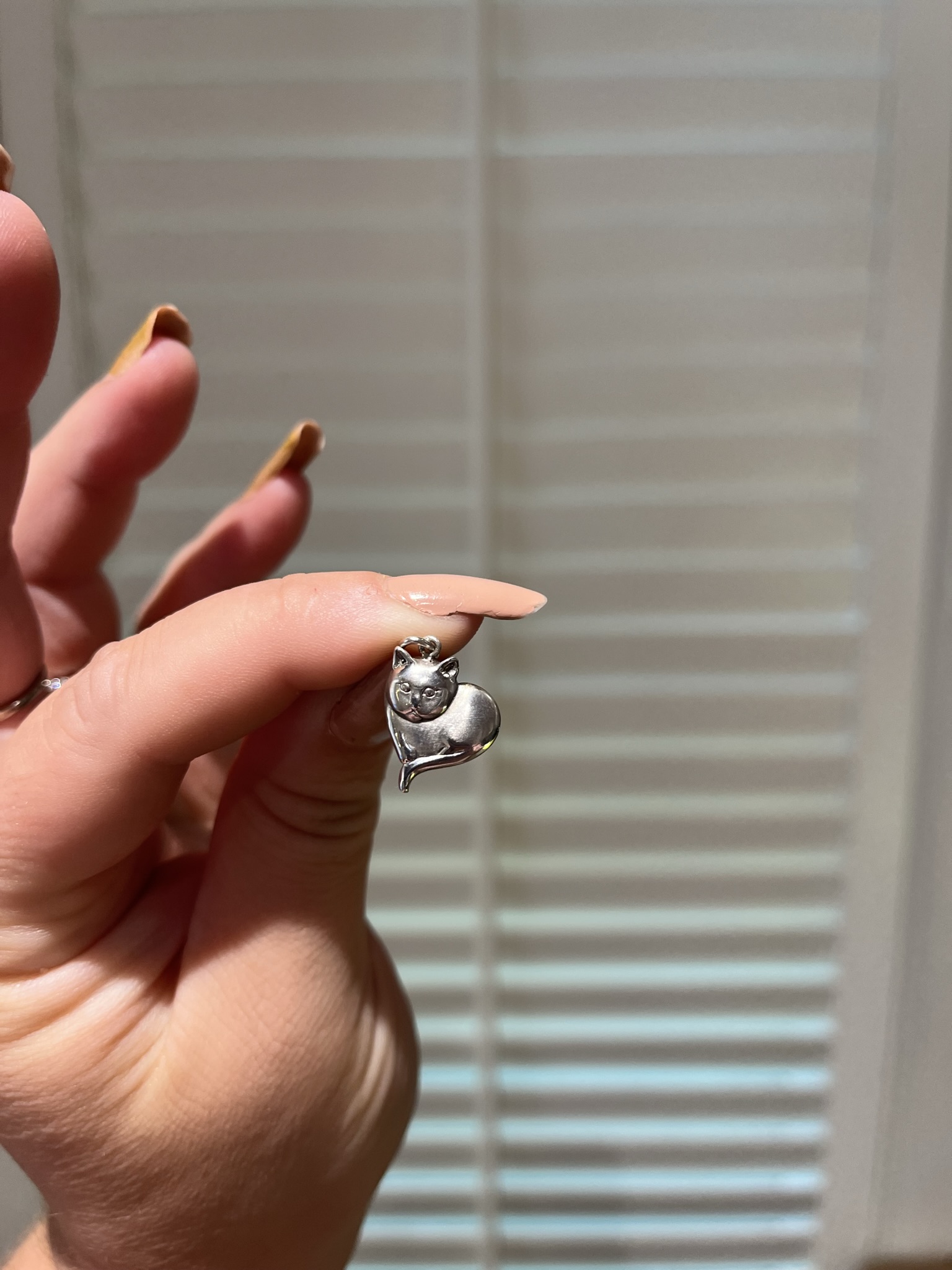 Cat Heart Charm - Image 2