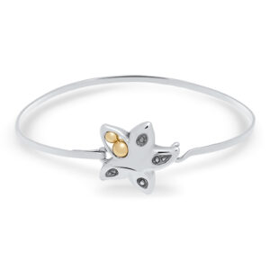 Sterling Silver Starfish Peapod Bracelet