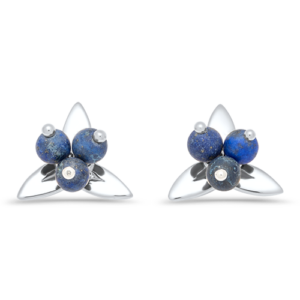 Sterling Silver Maine Blueberry Earrings