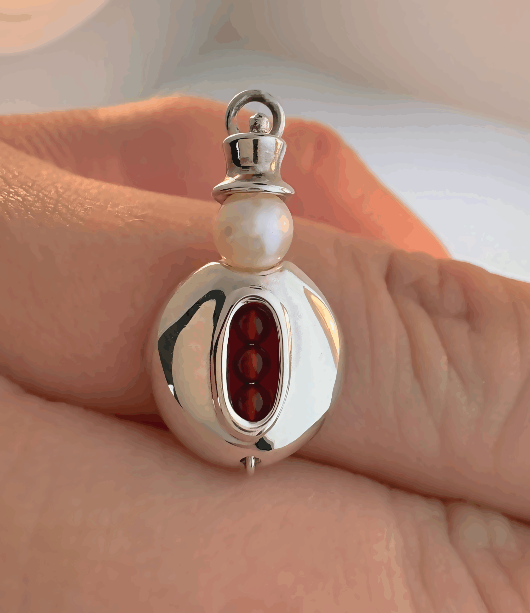 Snowman Peapod Charm - Image 2