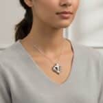 Fouette Heart Peapod Necklace