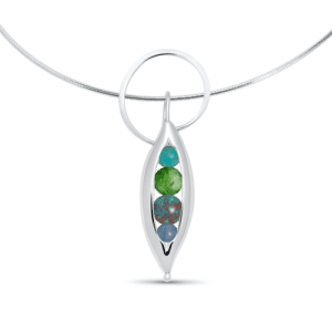 Halo Mt. Katahdin Peapod Necklace