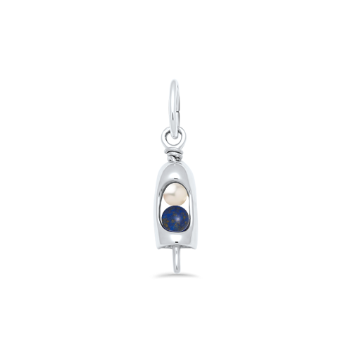 Petite Lobster Pot Buoy Peapod Charm - Image 2