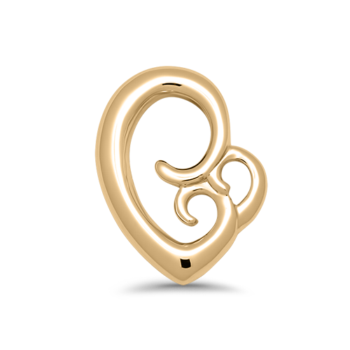 14k Gold Mother’s Love for Two Pendant Necklace