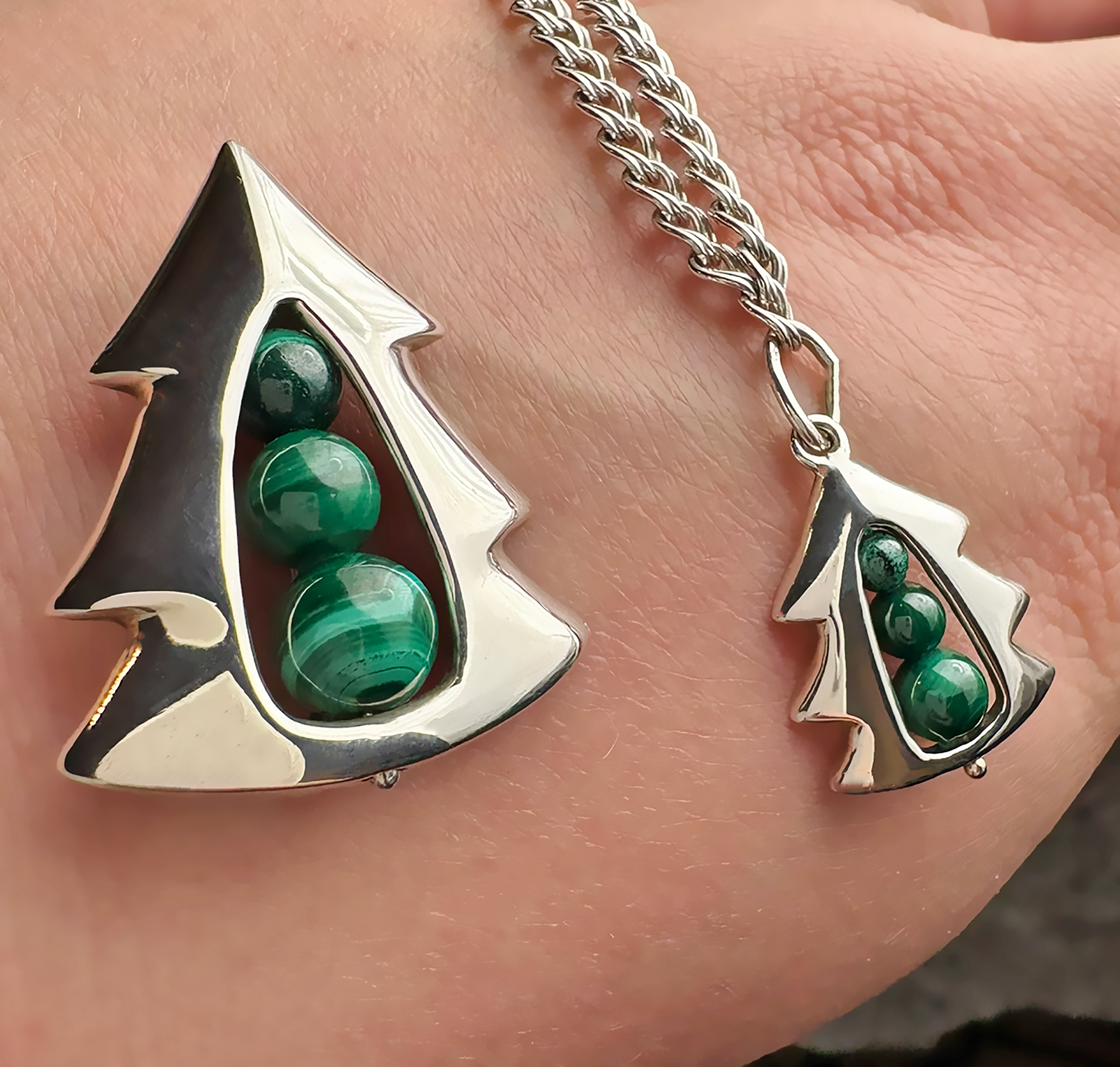 Pine Tree Peapod Charm - Image 3