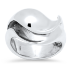 Sterling Silver Wave Ring by Peapod Jewelry