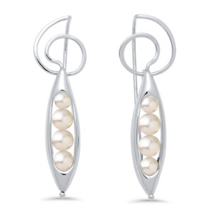 Halo Peapod Earrings for 4