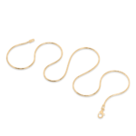 14ky Gold Snake Chain Necklace 1.2mm