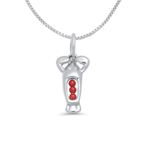 Petite Lobster Peapod Necklace