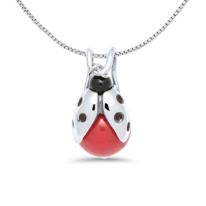 Ladybug Peapod Necklace