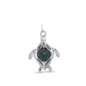 Peapod Sea Turtle Charm