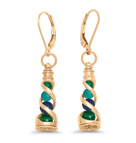 Four peas in a pod customizable personalizable jewelry by Peapod Jewelry, a Maine Jeweler