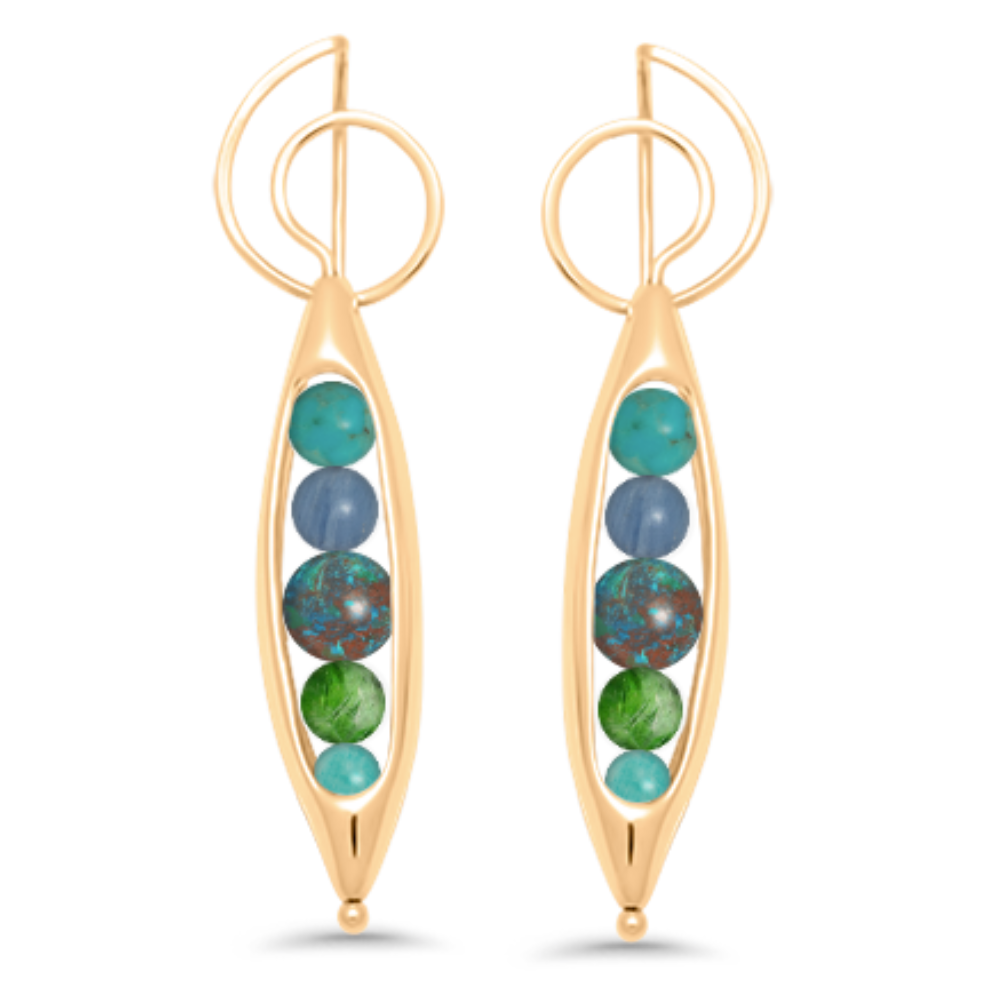5 peas in a pod earrings ready to design online