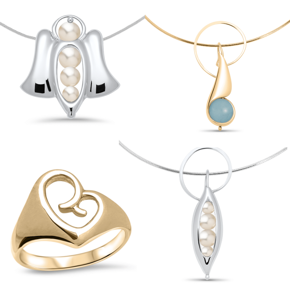 The Perfect Mothers Day Jewelry by Peapod Jewelry Featuring Design Your Own Jewelry