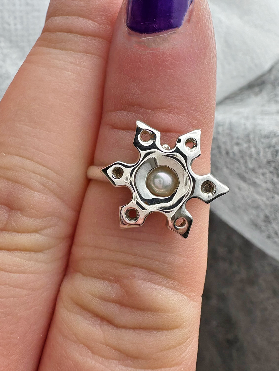 Snowflake Peapod Ring - Image 2