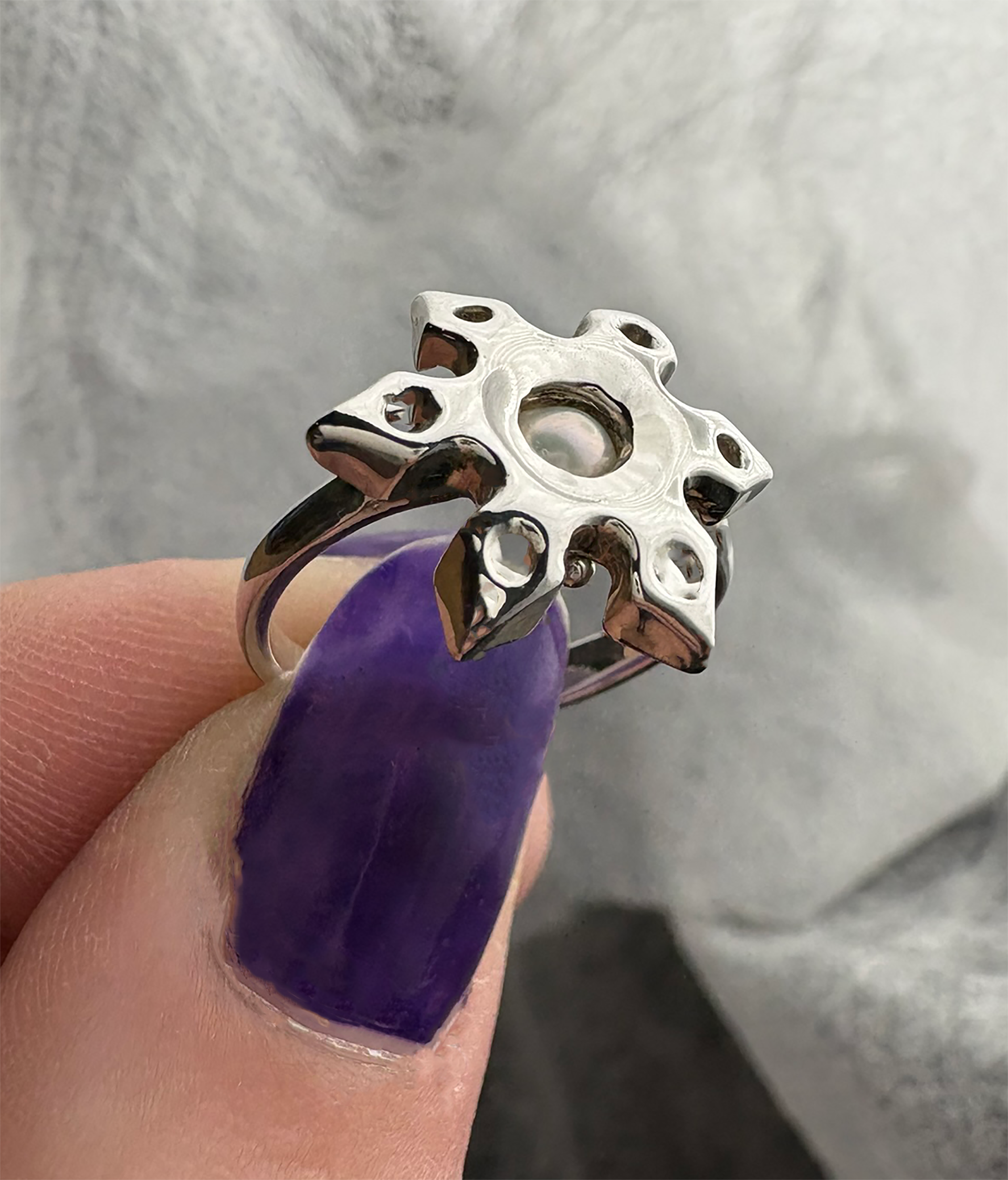 Snowflake Peapod Ring - Image 3