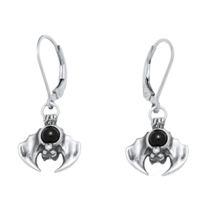 Peapod Bat Earrings