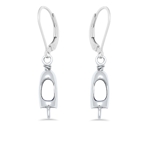Petite Buoy Peapod Earrings