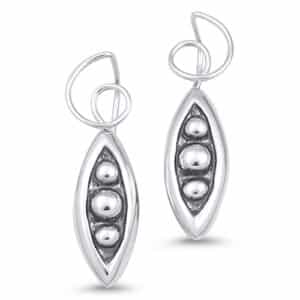Solid 3 Peas in a Pod Earrings